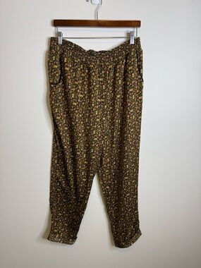 Victoria's Secret green Floral lounge Pants size XL